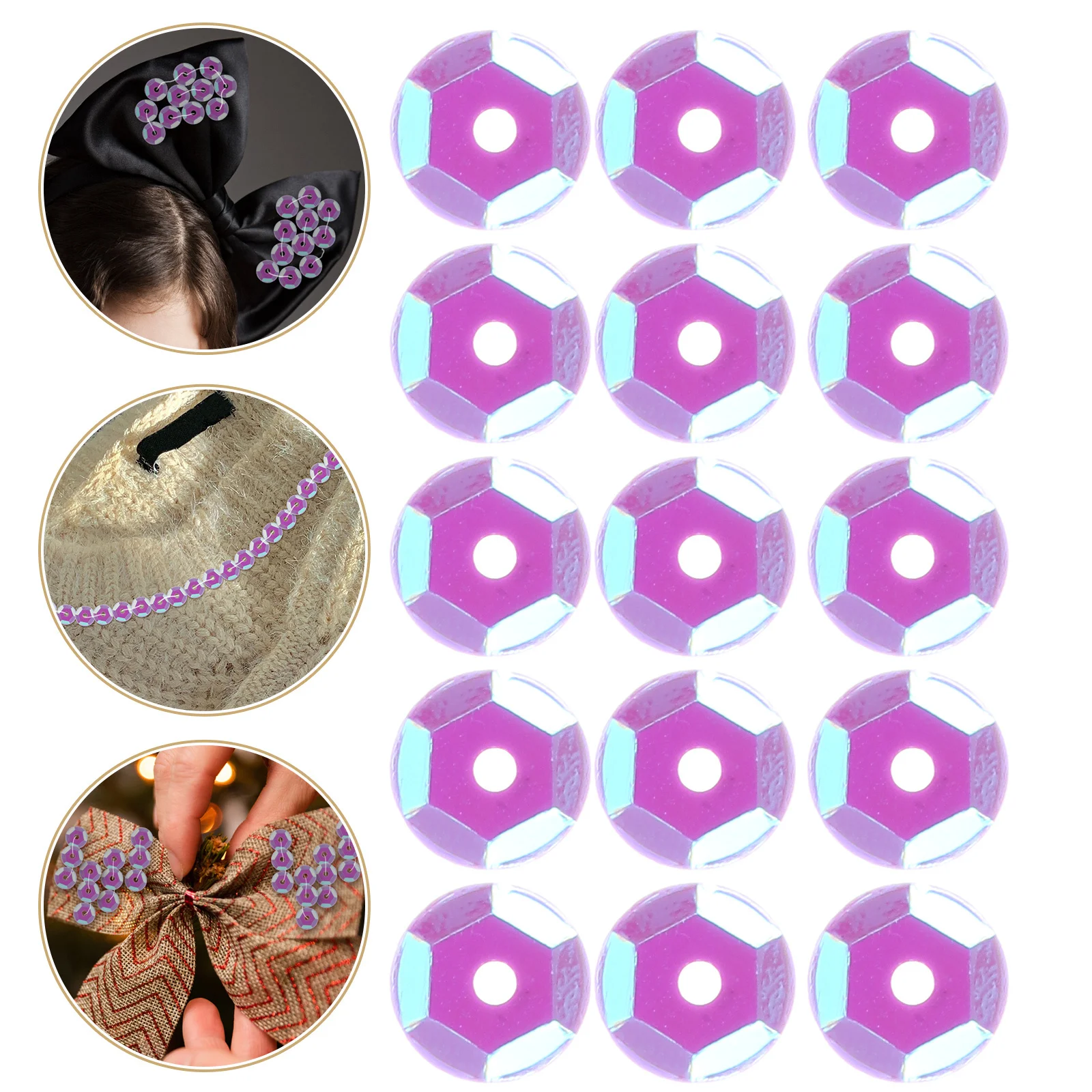 1 حقيبة فضفاضة مستديرة الترتر للحرف اليدوية Diy بها بنفسك الخياطة بقع الزخرفية الملابس والاكسسوارات الحرف اليدوية الزينة Diy بها بنفسك الديكورات #1