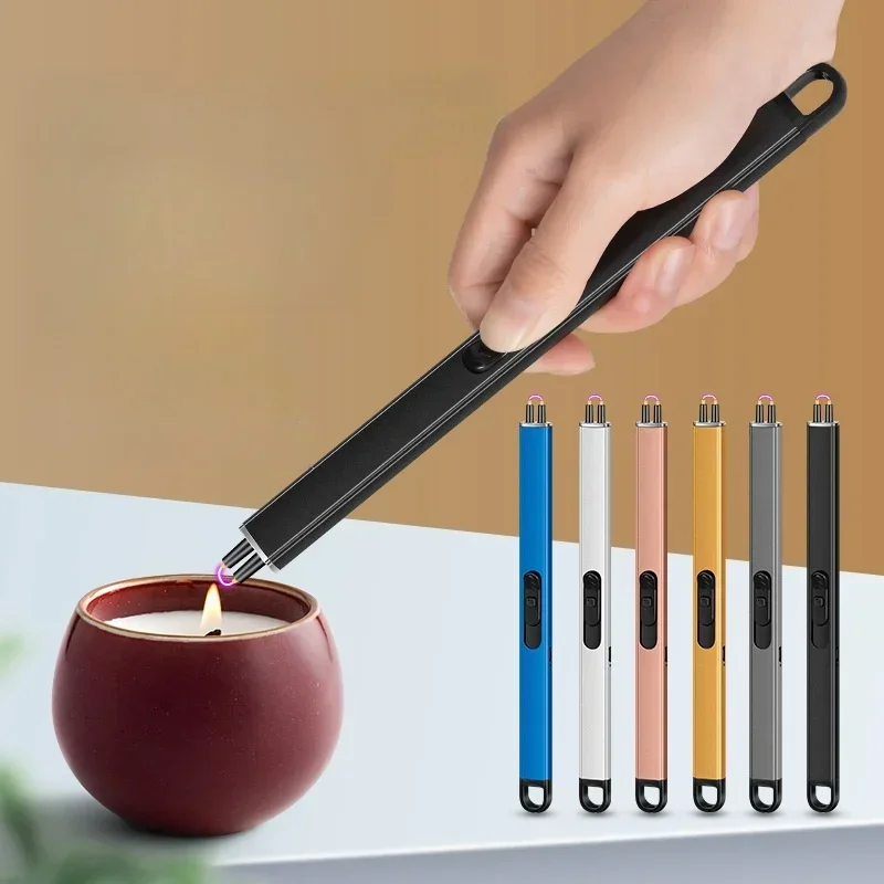 ไฟแช็คอิเล็กทรอนิกส์จุดระเบิดอาร์คไฟฟ้าแบบมีจอแบตเตอรี่ที่จุดระเบิดในครัวบาร์บีคิวกลางแจ้ง