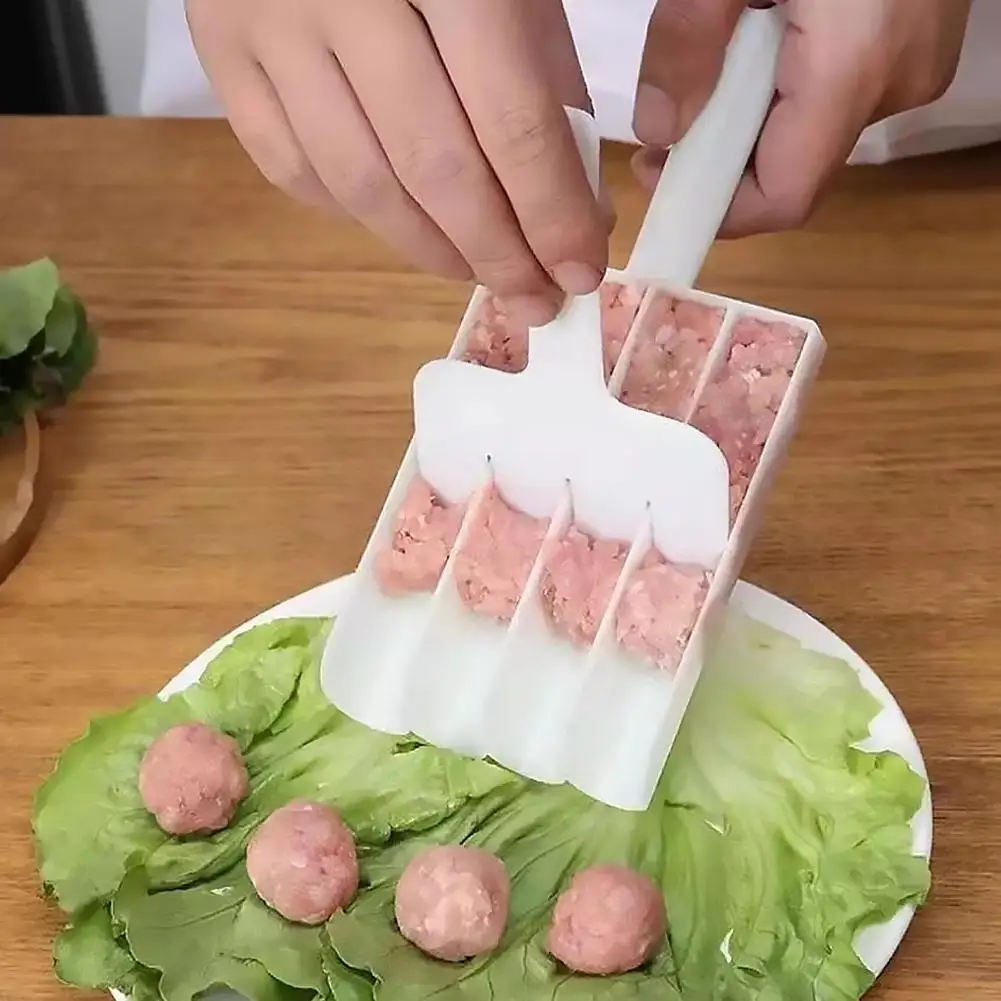 Meatball Maker Cooking Homemade Tool Mold Round Fish Making Curd Kitchen Rice Ball Hot Device Beaf Pot Barbecue Gadgets Bea D2S7