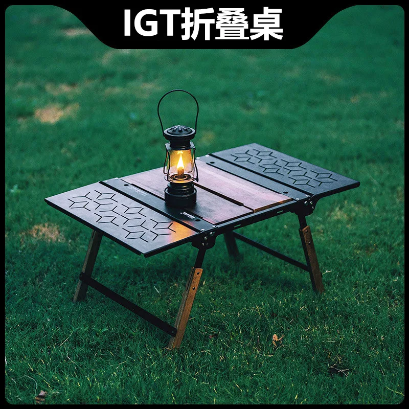 AOLIVIYA Portable Folding Table Picnic Camping Table Outdoor Coffee Tea Table IGT Module Lightweight Tactical Stand