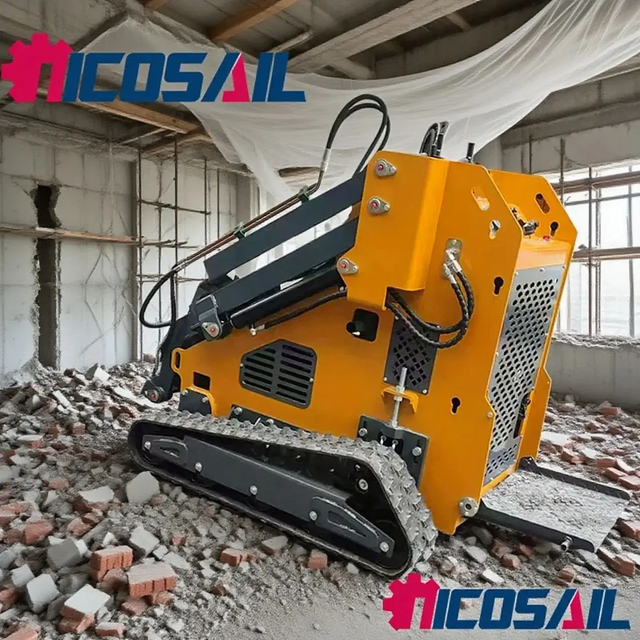 

Новый раздвижной рулевой погрузчик Kubota, используемый для землирования строительной техники, раздвижной рулевой погрузчик