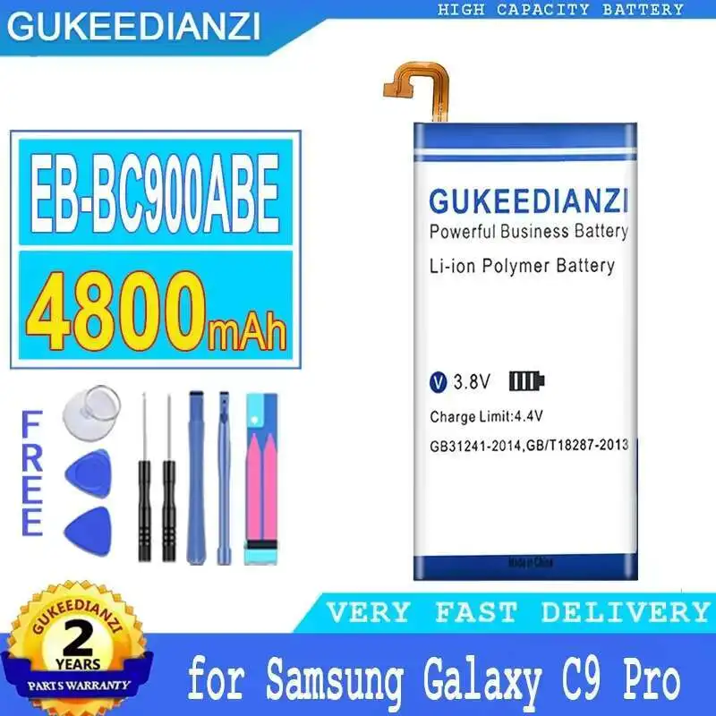 

Mobile Phone Battery EB-BC900ABE 4800Mah For Samsung Galaxy C9 Pro Duos SM-C9000 SM-C9008 SM-C900F SM-C900Y