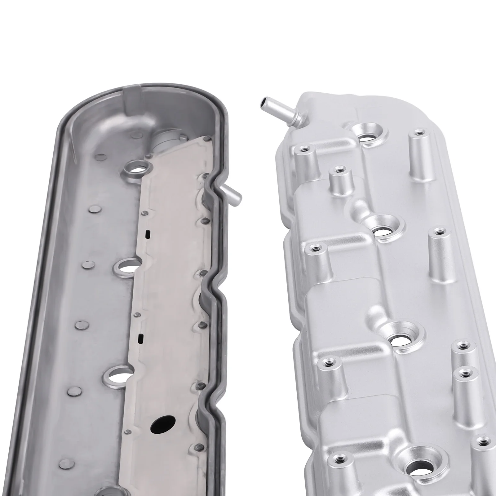 Penutup Rocker aluminium untuk Cadillac CTS V Chevy Camaro ZL1 6.2L LS9/LSA 2009-2015 12637686 12637688
