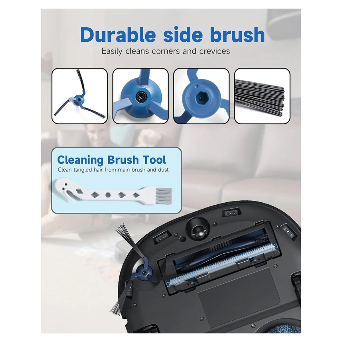 X10 Pro 옴니 로봇식 진공 청소기용 FZFZ 교체 부품 - 더 나은 청소 성능을 위한 품질 액세서리