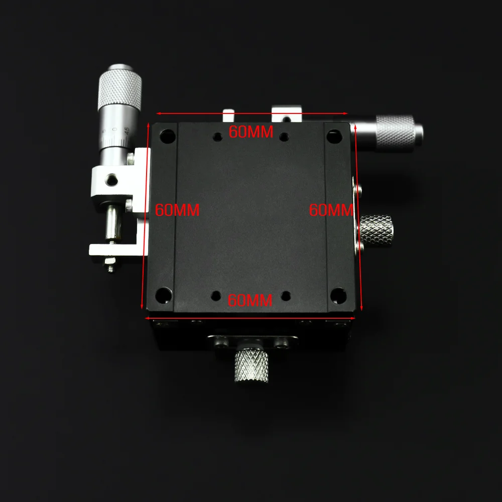 XY Axis Linear Stage Fine-tuning Frame, Precision Measurement Manual Displacement stage, Minimum scale: 0.01mm  Accuracy: 0.01