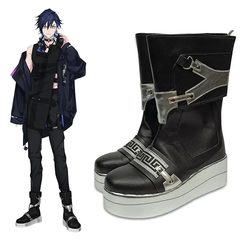 

NewAnime Vtuber Hololive Yugo Asuma Cosplay Boots Shoes Halloween Accessories Custom Made2025