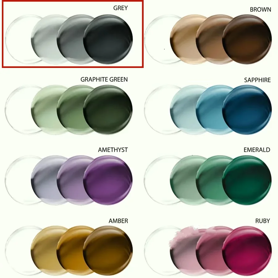 

Photochromic Anti Blue Light Lenses for Woman 1.56 1.61 1.67 Index Prescription Aspheric Glasses Myopia Optical Lenses Men Women