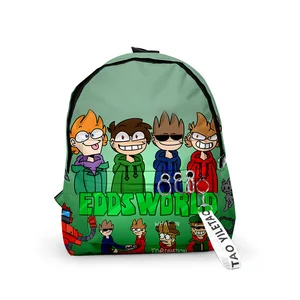 Eddsworld sırt çantası erkek kız okul çantası, 3d baskı, oxford, su geçirmez, güzel, erkek, harajuku, yeni 8 en çok satılan, eddsworld sırt çantası-no. 2