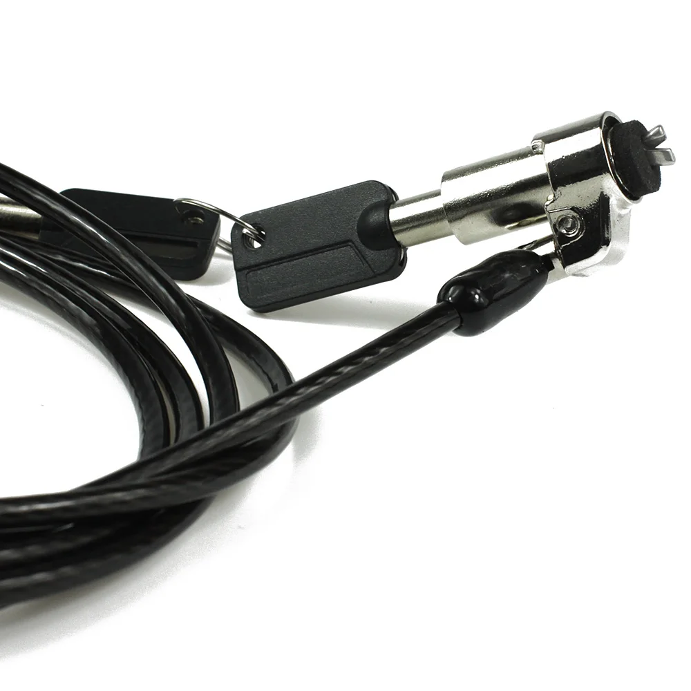 Laptop Security Cable Lock Kensington Key Lock Notebook Anti-theft Lock 1.2m Steel Cable for HP Dell Lenovo MacBook iPad Tablet - view 3