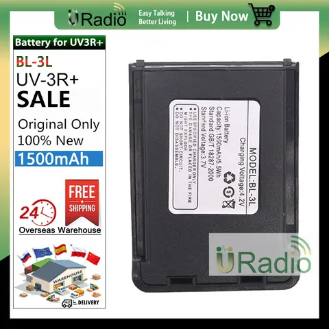 Baofeng UV-3R 플러스 배터리 UV-3R + 프로 배터리, 미니 양방향 라디오 UV-3R + 프로 배터리 교체