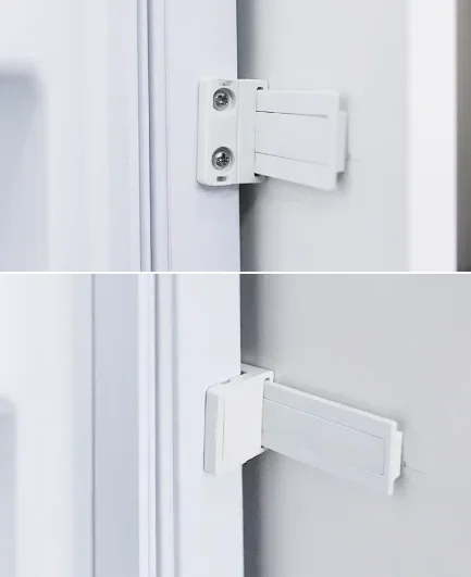 Fridge door slide rail mounting kit refrigerator door sliding guide integrated cupboard built in kit