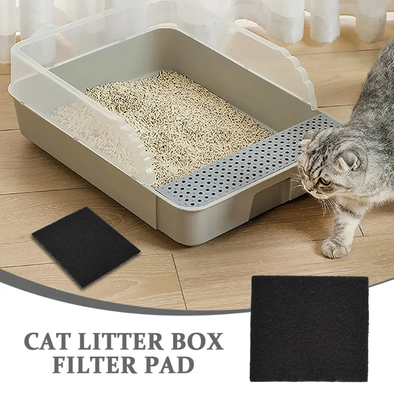

12Pcs Cat Litter Box Filter Cotton Deodorant Replaceable Deodorizer Activated Carbon Filters Carbon Filters Litter Deodorizers