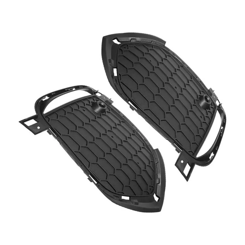 CYGJ-grille de pare-chocs avant couvercle de phare antibrouillard calandre cadre de phare antibrouillard pour BMW X5 F15 M Sport 2012-2015 51118064635 51118064636