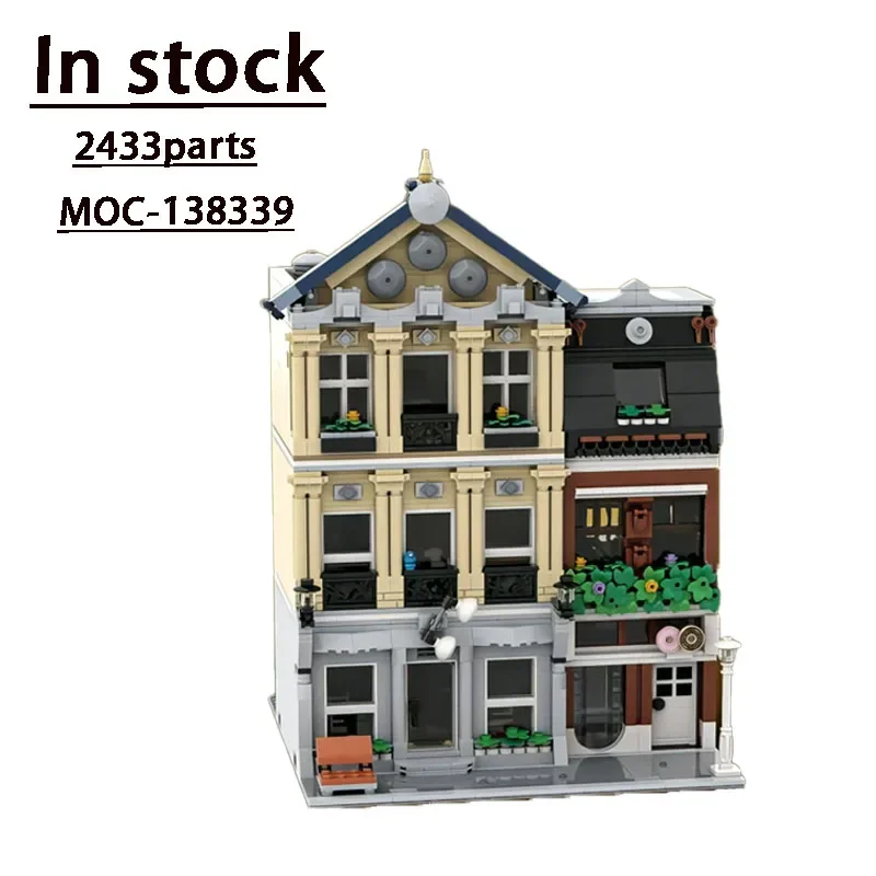 

10278 Classic Street View Compatible with MOC-138339 New City Street View Building Blocks • 2433 Parts Kids Birthday Toy Gift