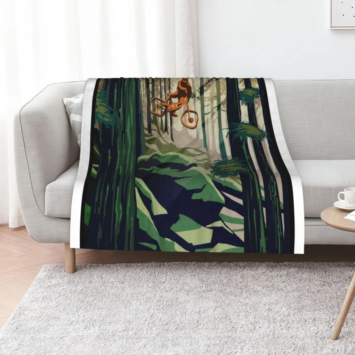 

MY THERAPY: Mountain Bike! Throw Blanket blankets ands Decorative Throw Multi-Purpose for sofa Blankets