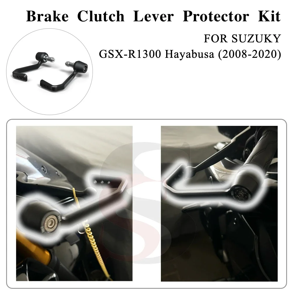 

Motorcycle Brake and Clutch Lever Protector Kit moto accessories For Suzuki GSX1300R GSX-1300R Hayabusa 2008-2020 2019