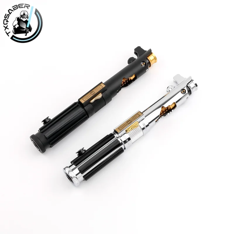 TXQSABER Knightfall Anakin Crystal Lightsaber Metal Hilt Colors Changing Bluetooth APP Control Cosplay Hedi Laser Sowrd-no Blade