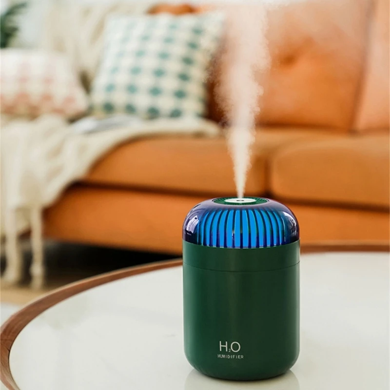Umidificatori per camera da letto Streaming luce umidificatore casa Desktop umidificatore 500ml luce notturna colorata grande capacità