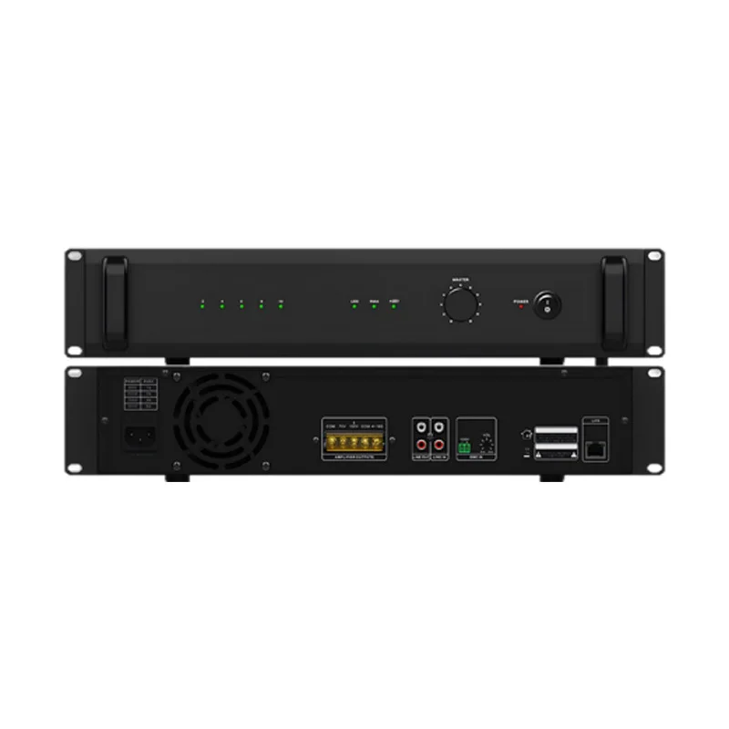 

2U networked power amplifier 500W IP network power amplifier professional amplifier constant voltage and resistance high