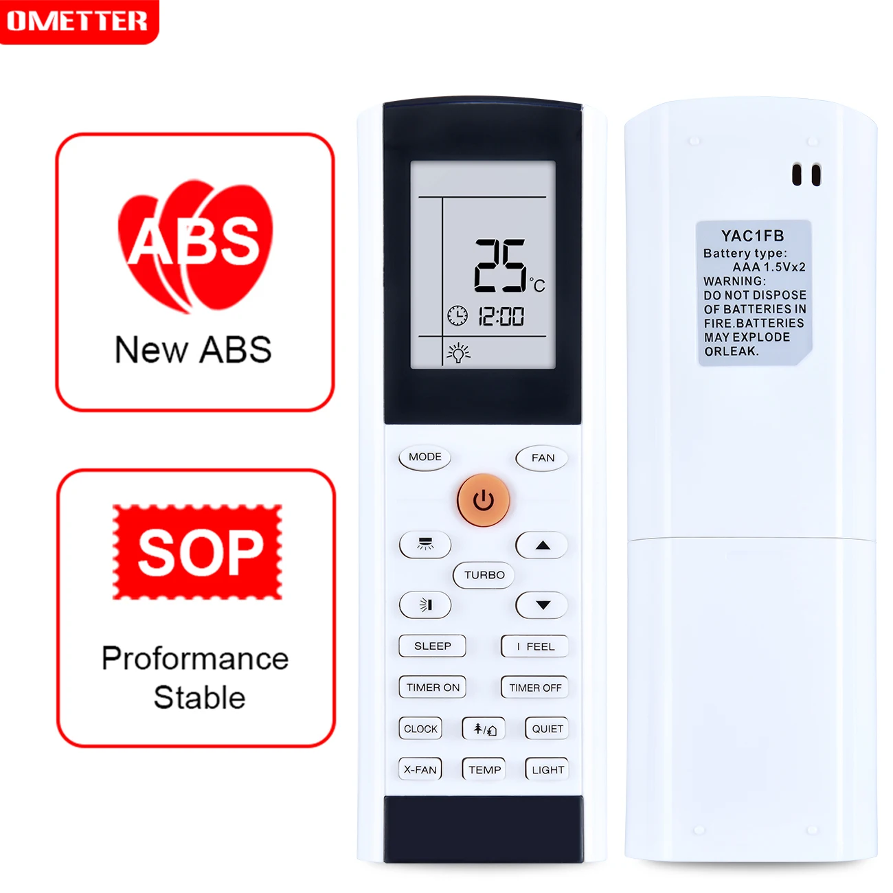 YACIFB YAC1FB Replacement For Gree ELECTROLUX AC Air Conditioner Remote Control Fernbedienung Remote Controller