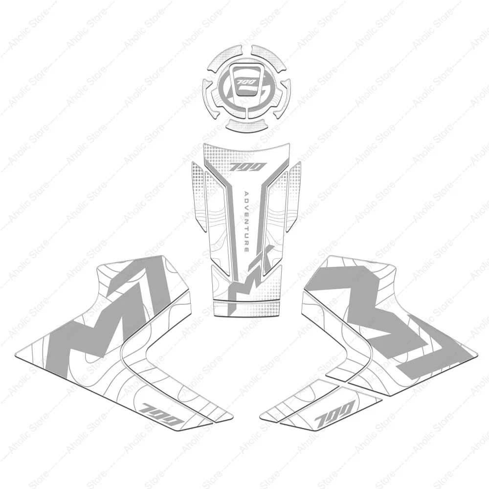 Side Decal Protective Sticker For CFMOTO 700MT 700 MT Motorcycle 3D Gel Epoxy Resin Sticker Side Fuel Tank Pad Sticker
