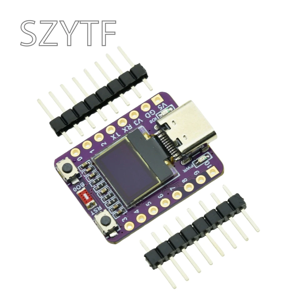 ESP32-C3 OLED Development Board With 0.42 Inch OLED Module Ceramic Antenna Wifi Bluetooth ESP32 Supermini Development Board