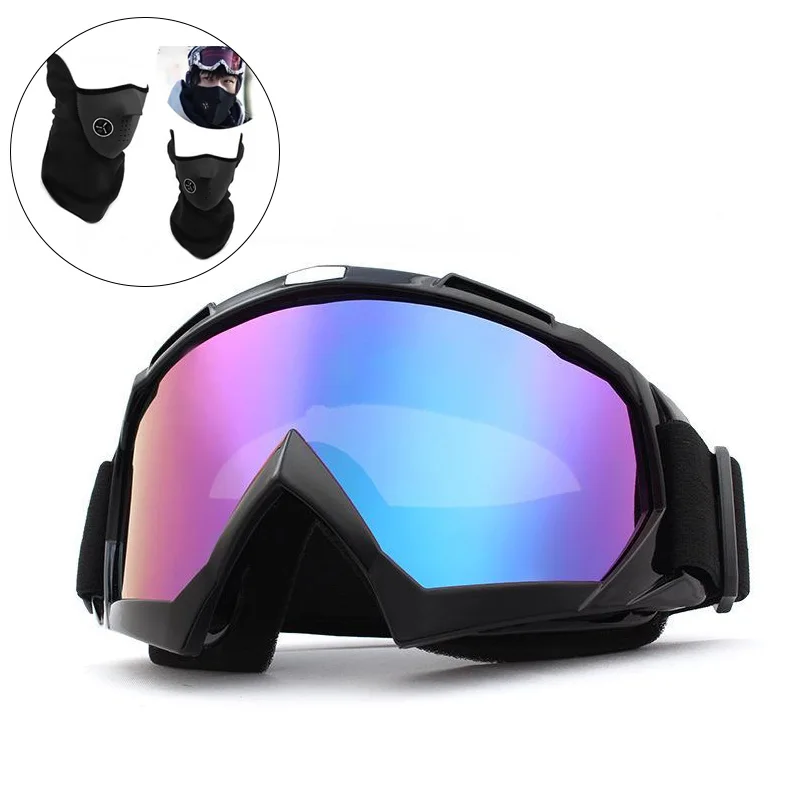 Skiing Goggles Windproof Cycling Motorcycle Goggles Winter Anti-Fog Snowboard Ski Glasses Ski Mask Tactical Goggle Sunglasses