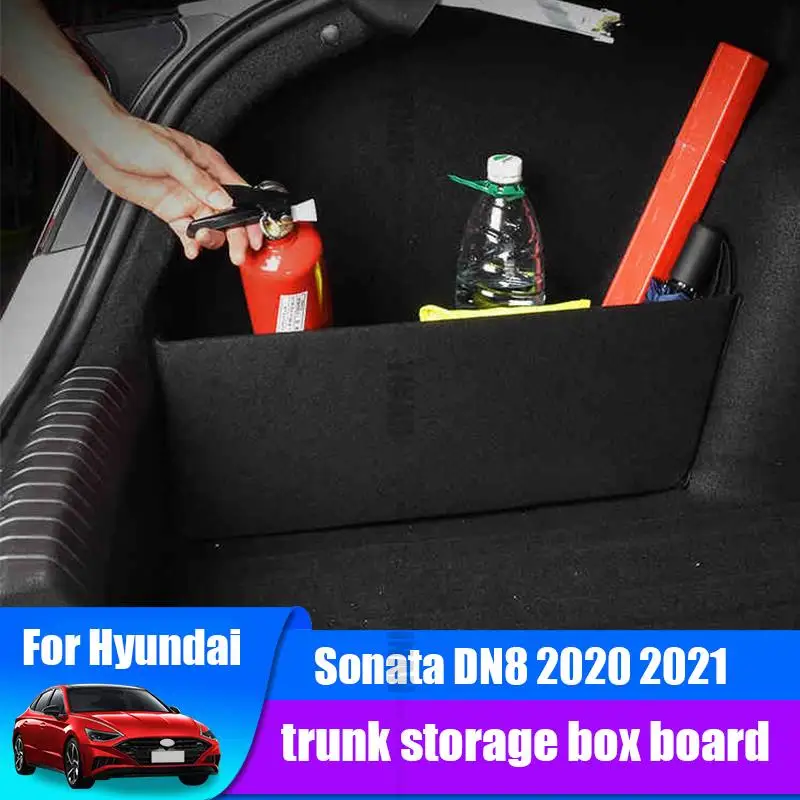 For Hyundai Sonata DN8 2020 2021 Trunk Storage Storage Bezel Car Special Storage Box