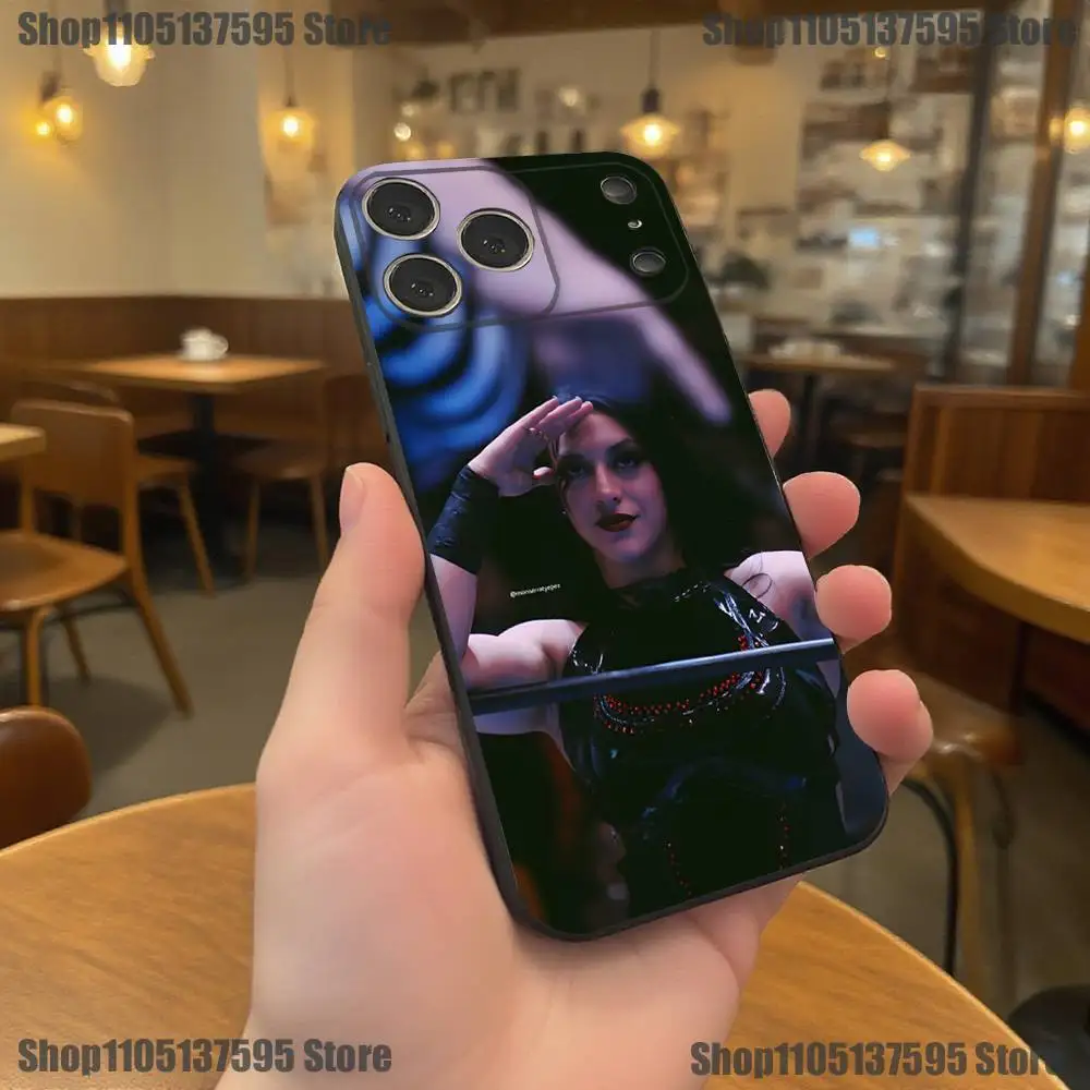 S-Stephanie V-Vaquer Handyhülle für iPhone 17,16,15,14,13,12,11,Pro,XS,Max,XR,Plus,E,SE4,Mini Schwarz Soft Cover