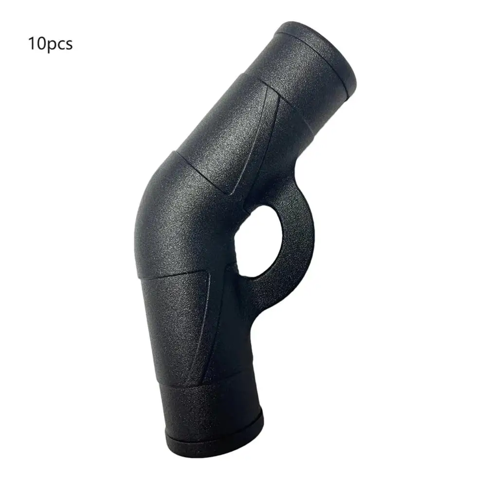 10pcs Plastic Tent Pole Joints for Tent Frame Repair Suitable for Curved Tent Structures with 130 Degree Flexible Bend Design