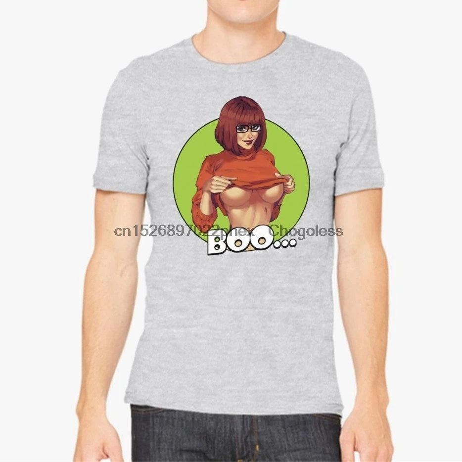 Fashion Velma Boo Logo T Shirt Summer Classic Tee Tops Clothing