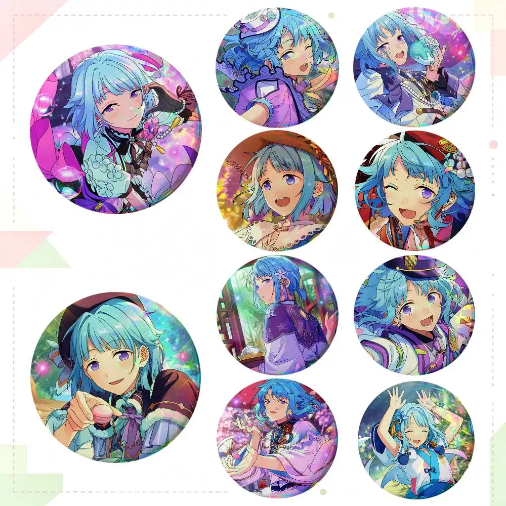 Music Game Ensemble Stars Shino Hajime Round Badges Can Be Used To Decorate Clothes And Backpack Pins