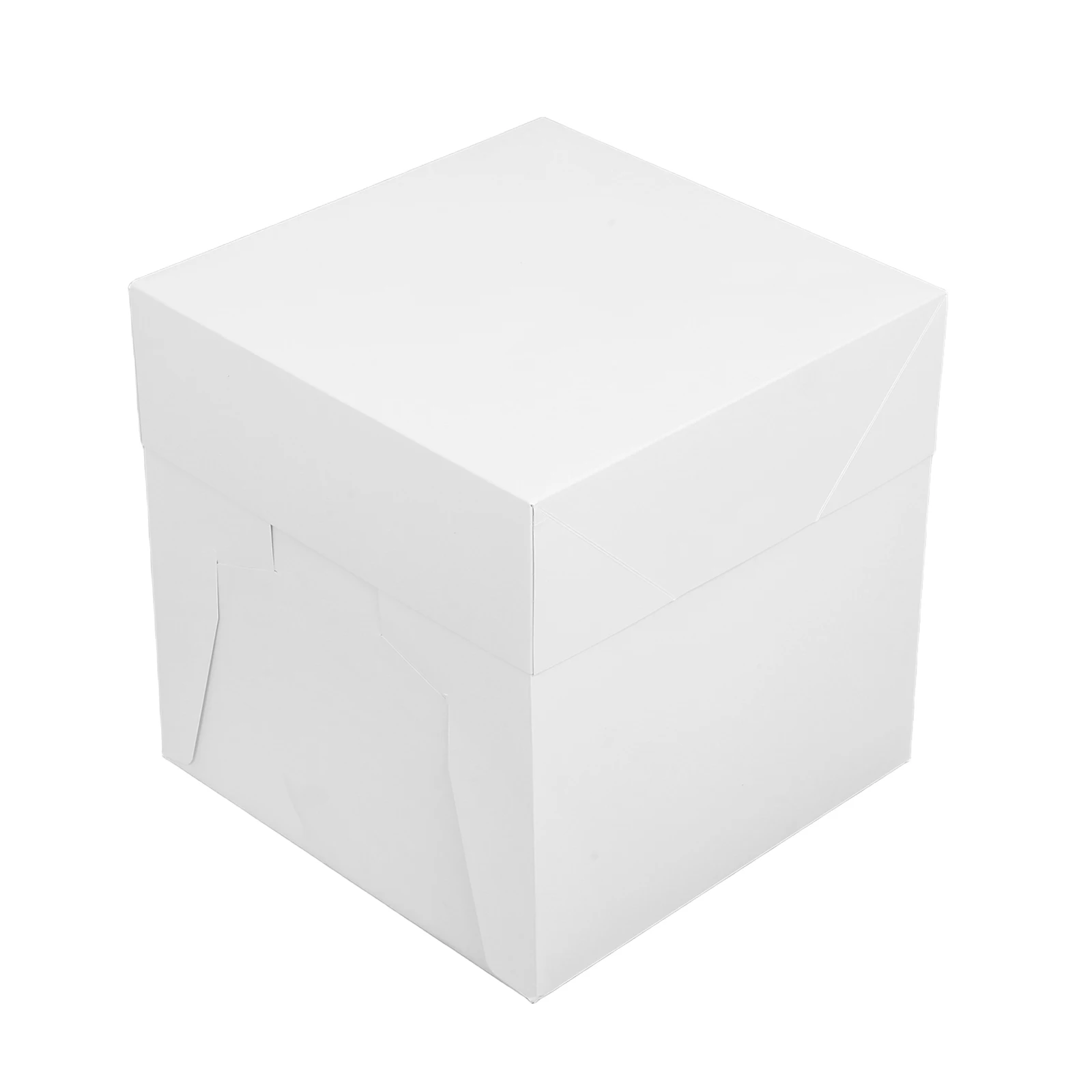 

Cake Box 12 Inch Round White Birthday Wedding Transport Display Christmas Thanksgiving Party Boxes Container