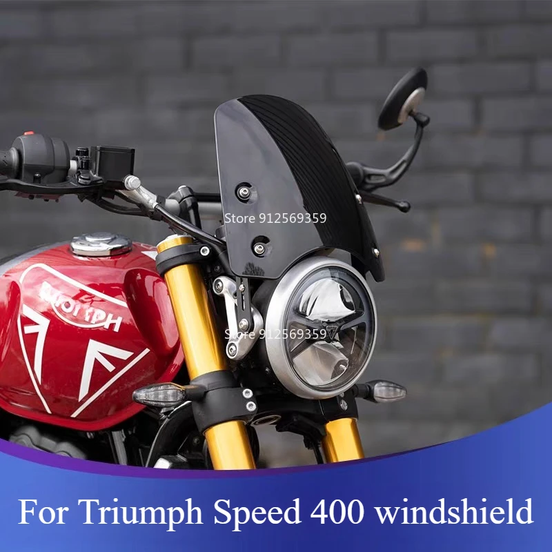 

For Triumph Speed ​​400 modified windshield accessories Speed ​​400 front windshield spoiler
