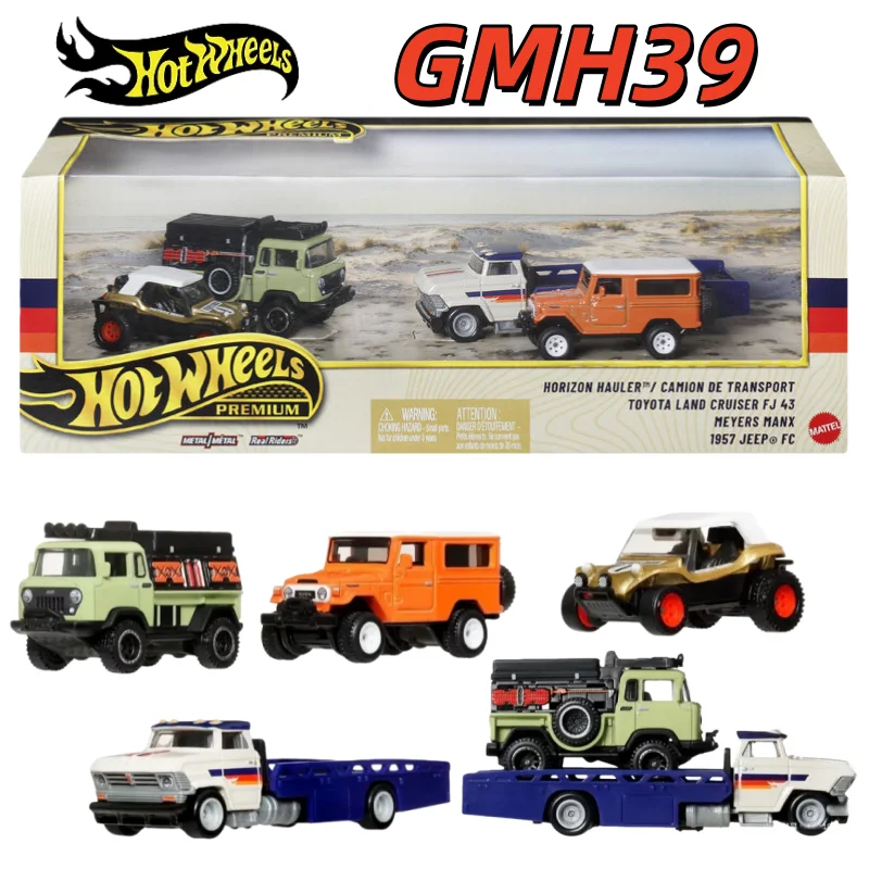 Hot Wheels GMH39 1:64 modèle de voiture en alliage moulé sous pression Toyota Land Cruiser FJ 43 Jeep FC-jouet de collection pour cadeau d'anniversaire