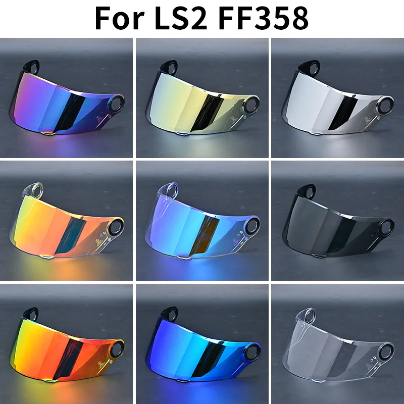 

Козырек для шлема, оригинальный козырек для LS2 FF358, анфас, козырек для мотоциклетного шлема, многоцветная линза, подходит для Ls2 FF396 FF392
