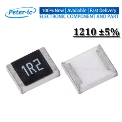 (100pcs) 1210 SMD Chip Resistor 5% Ohm 0R 1R 2R 5.1R 10R 20R 22R 36R 47R 51R 100R 120R 150R 200R 1K 2K 3K 3.3K 4.7K 10K 100K 1M