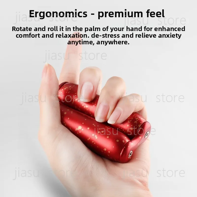 

Alloy Decompression Roller Metal Fidget Toy Stress Relief Finger Spinner for Boredom Killing Adult Anxiety Relief EDC Gadget
