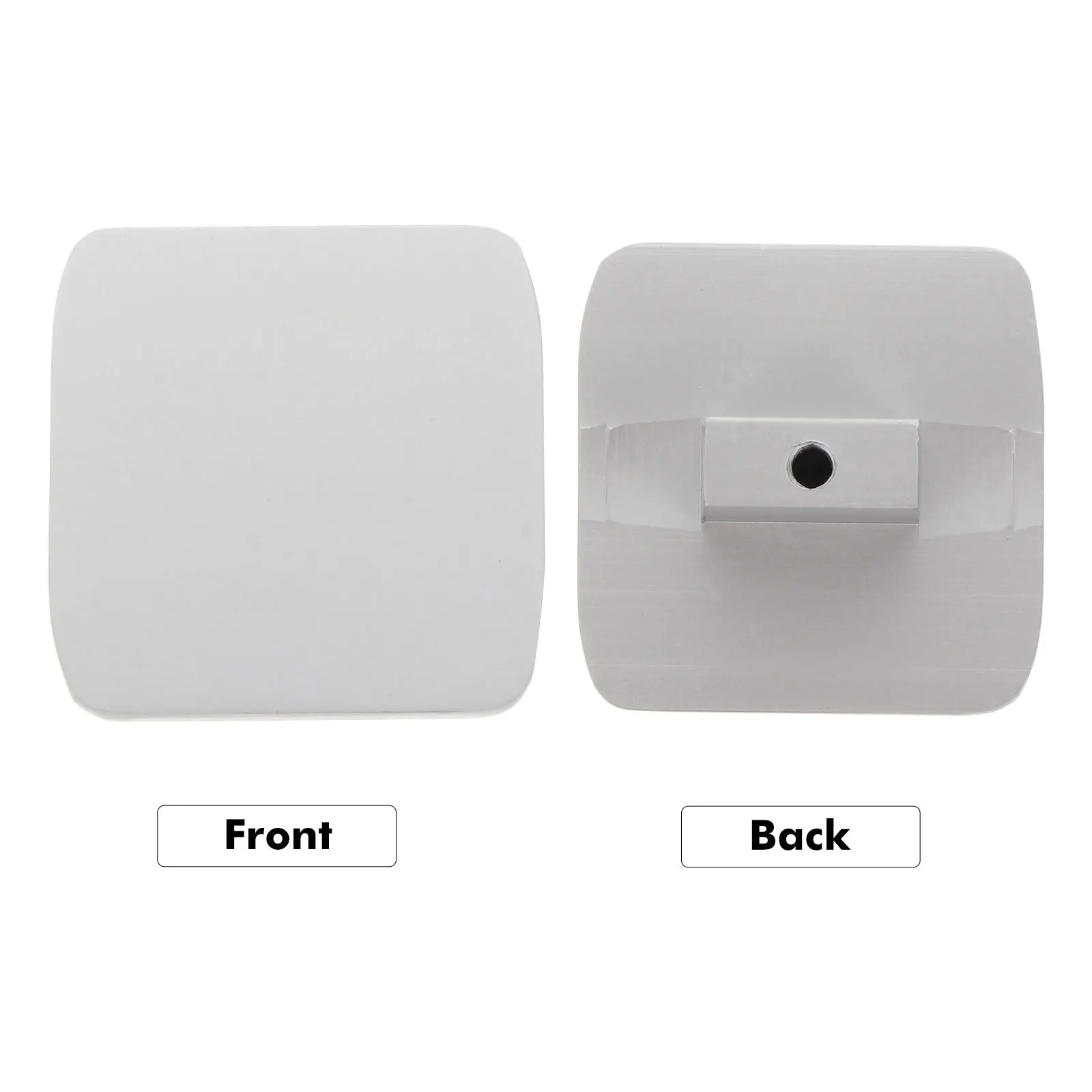 

4Pcs Cabinet Aluminum Handles Simple Square European Style Drawer Pulls for Wardrobes Cabinets and Dressers Simple Dresser Pulls