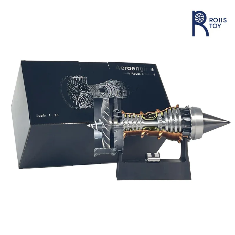 Model Mesin Turbofan Pesawat Rolls Royce untuk Percobaan Sains Mesin Jet dengan Fungsi Pengisian Daya dan Kecepatan Variabel
