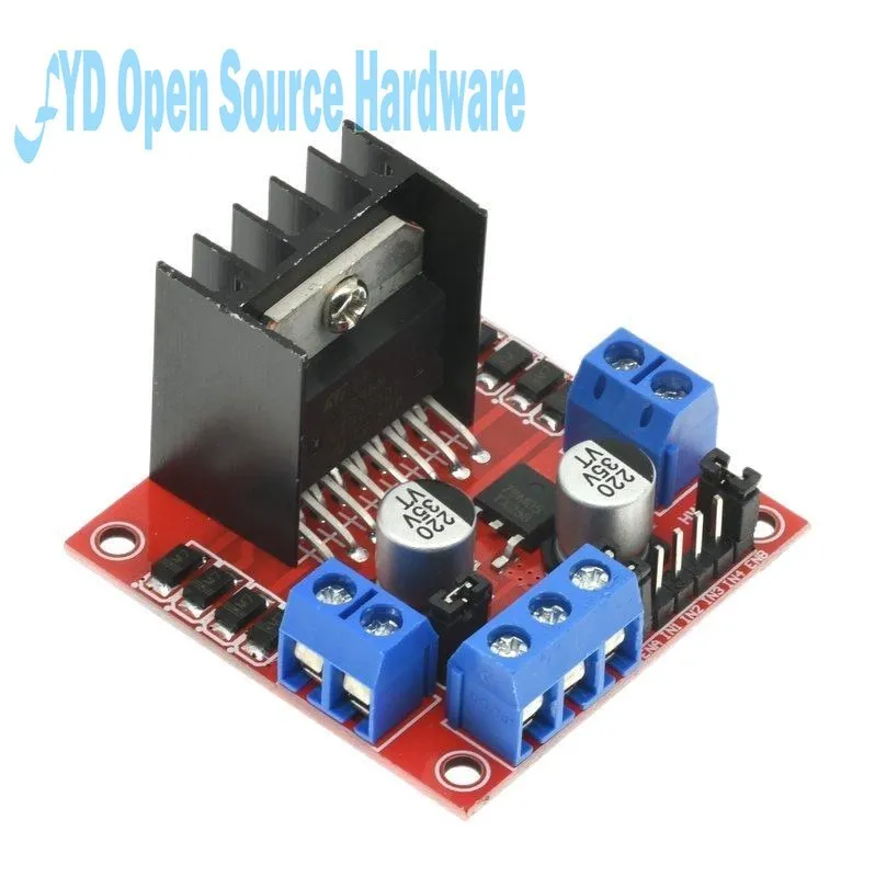 L298N Driver Board Module L298N Stepper Motor Smart Car Robot Breadboard Peltier High Power L298 DC Motor Driver