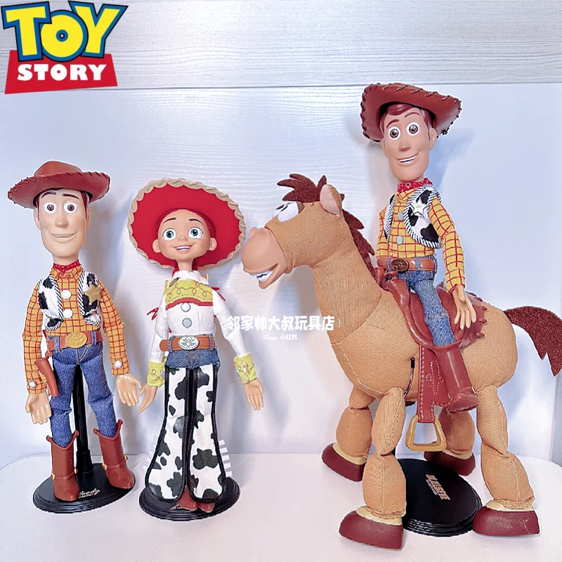 

Original Toystory Toy Story 4 Woody Mount Hearts Horse Bullsey 18 Inch Interactive Sound Model Toy Kids Cute Present Hot