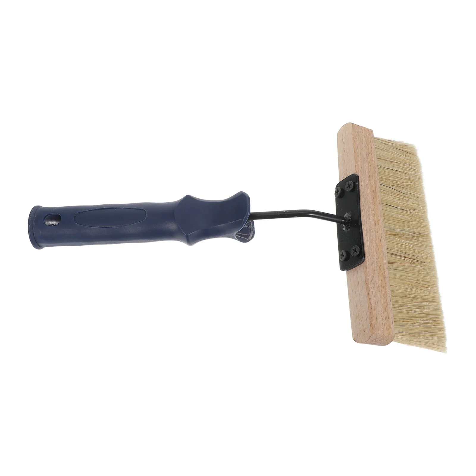 Bristle Art Paint Brush Thick Natural Pig Bristles Ergonomic Wooden Handle for Wall Texture Cabinet Painting Decorative Finish