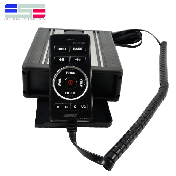 Emergency security 12v amplifier 100w siren speaker for public address system