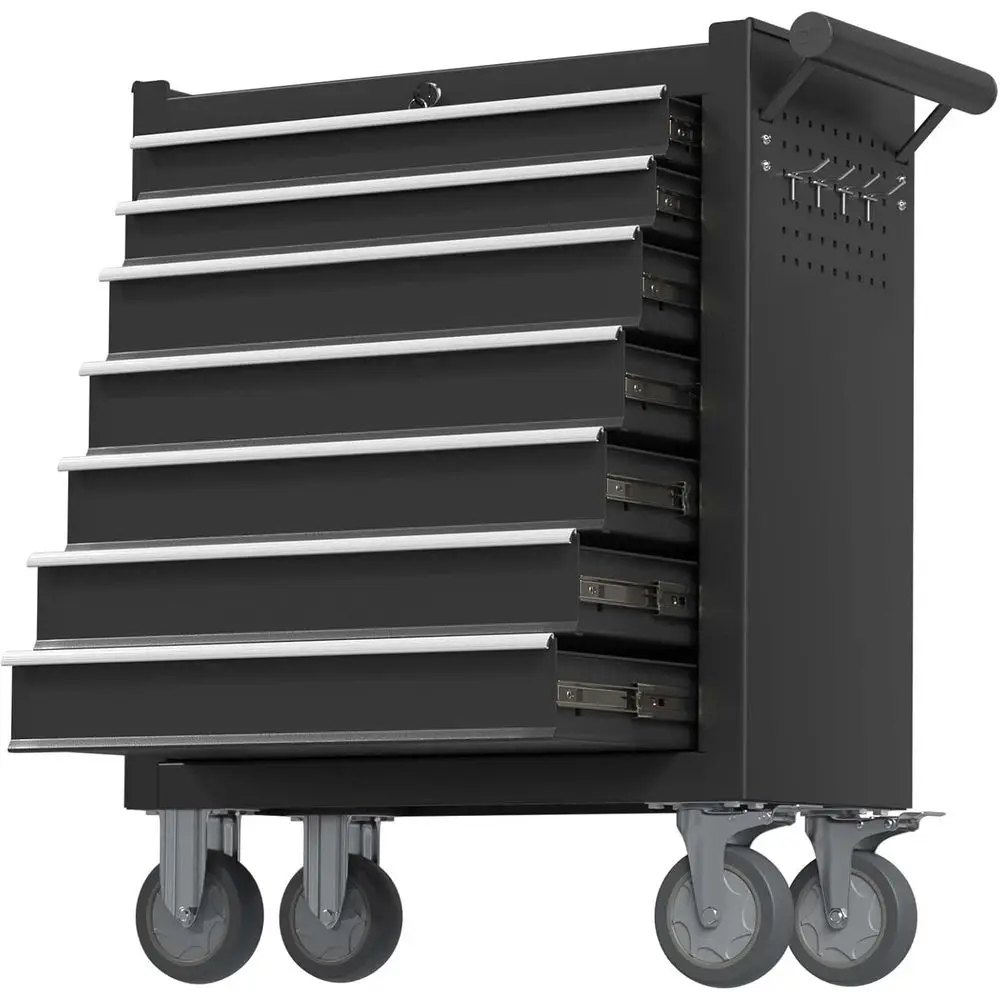 

Rolling Tool Chest with Wheels, High-Capacity Detachable Mobile Storage Cabinet for Workshop, Garage, Mechanics, and Repair Room