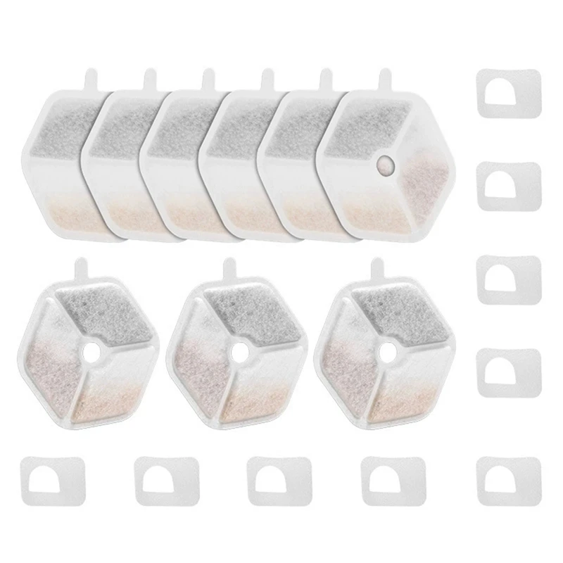 

Filter & Sponges For Smartoo 152Oz/4.5L Wireless Cat Water Fountain Quadruple Filtration Cat Fountain Filter Replacement-ABSW