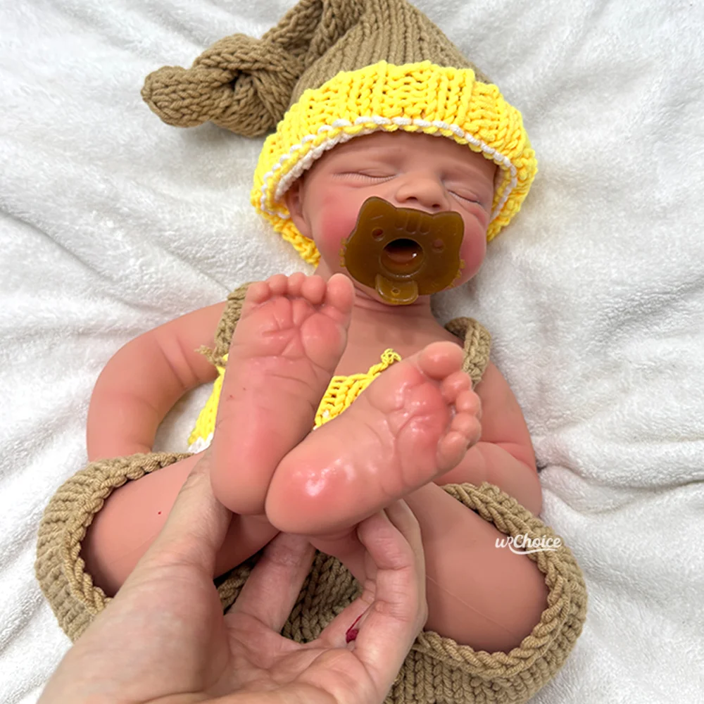 Open Mond 19 "Pascale Siliconen Reborn Babypop Meisje & Jongen Kunstenaar DIY Wasbare Reborn Bebe Pasgeboren Real Corpo de Siliconen Pop