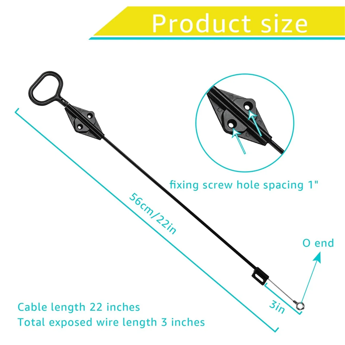 مقبض كرسي بديل بحلقة A20M D، لكابل مقبض Lazyboy، قطع غيار كرسي الأريكة، عبوة من قطعتين