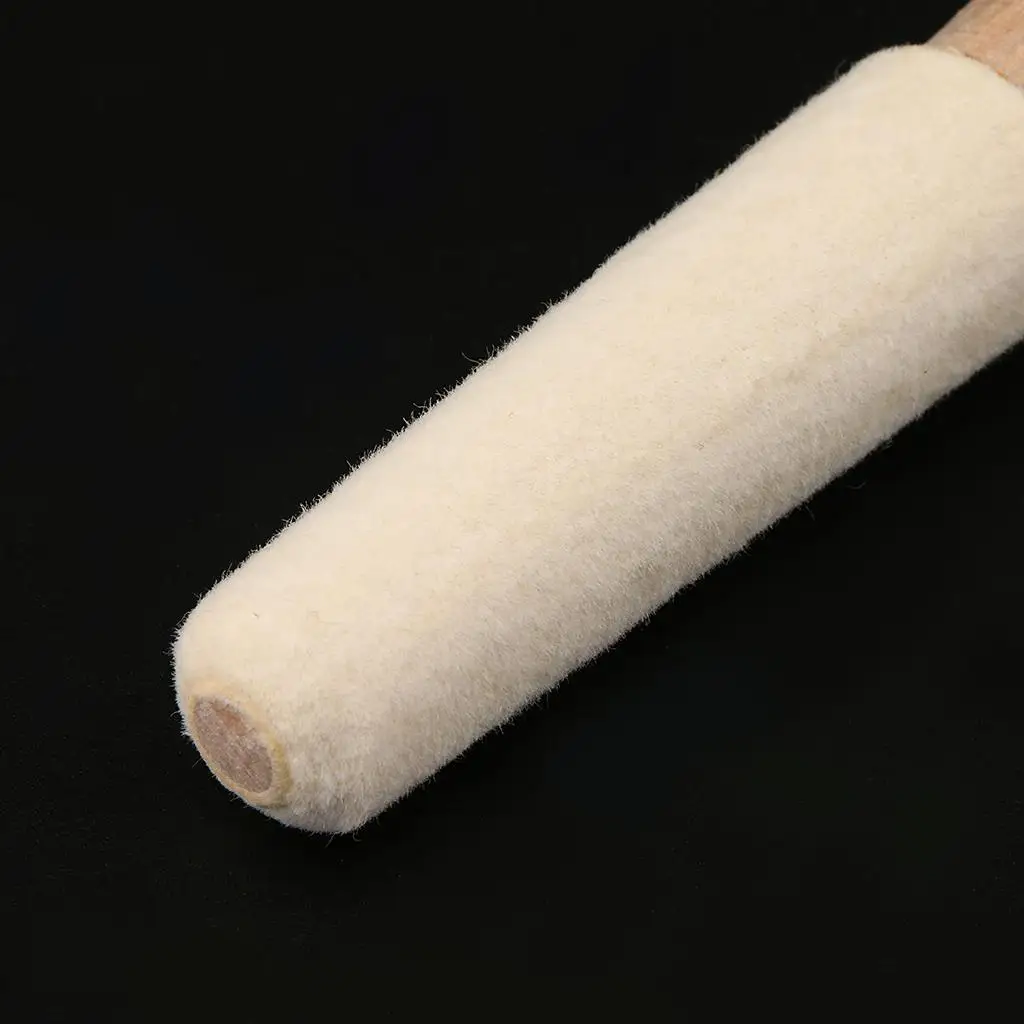 Mandril de fieltro para anillos, herramienta para pulir joyas y medir el tamaño de los anillos, ideal para joyeros profesionales y como kit de medición de tallas de anillos.