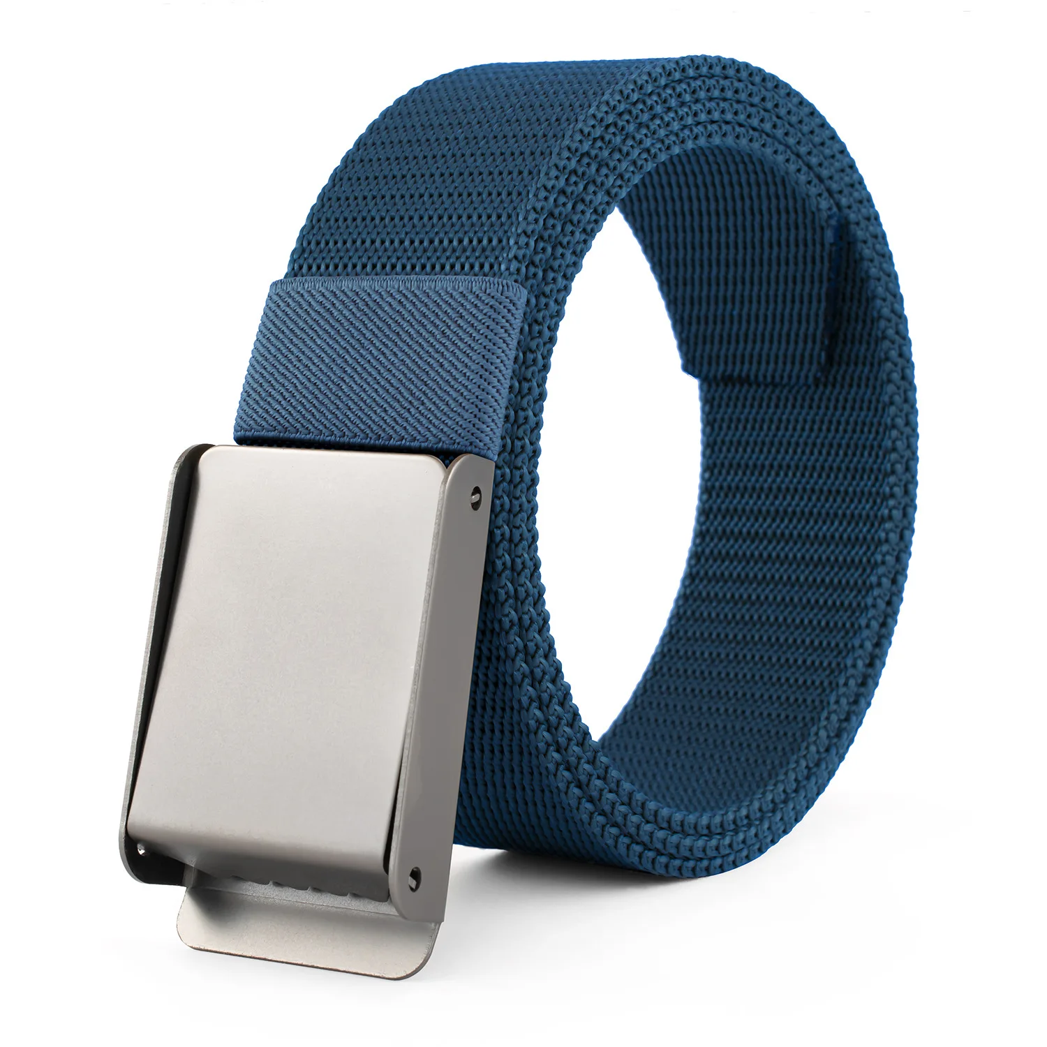 Persgesp Tin Canvas Riem Verdikte Tank Graan Nylon Geweven Riem Punch Gratis Heren Riem A3422